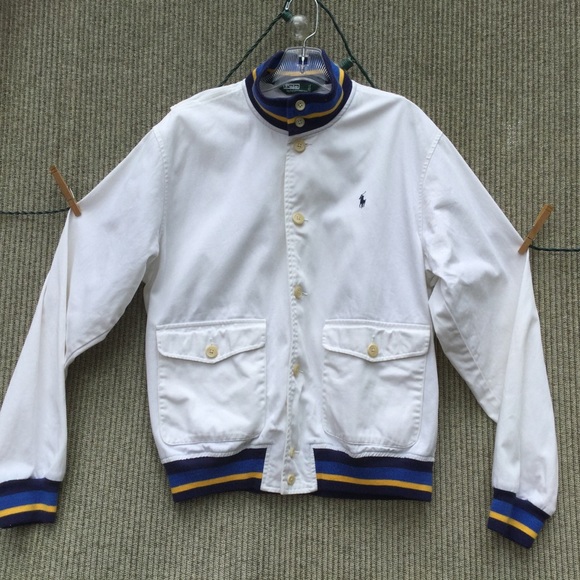 Vintage Polo Ralph Lauren Varsity Bomber Jacket - Picture 1 of 14